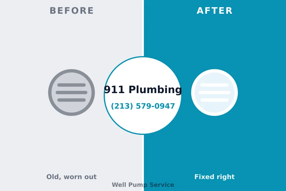 Before and after: plumbing company Lawrence, IN